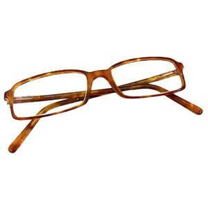 Versace Rectangular Eyeglasses Frames MOD 3009-136 Brown Tortoise 53-17-140